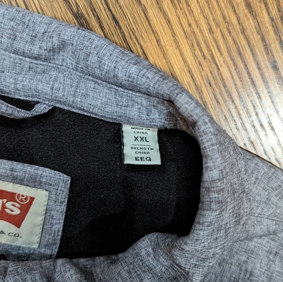 Levi's Levi Strauss & Co Men's Down Collar Trucker Jacket - Grey, 2XL - Picture 9 of 10